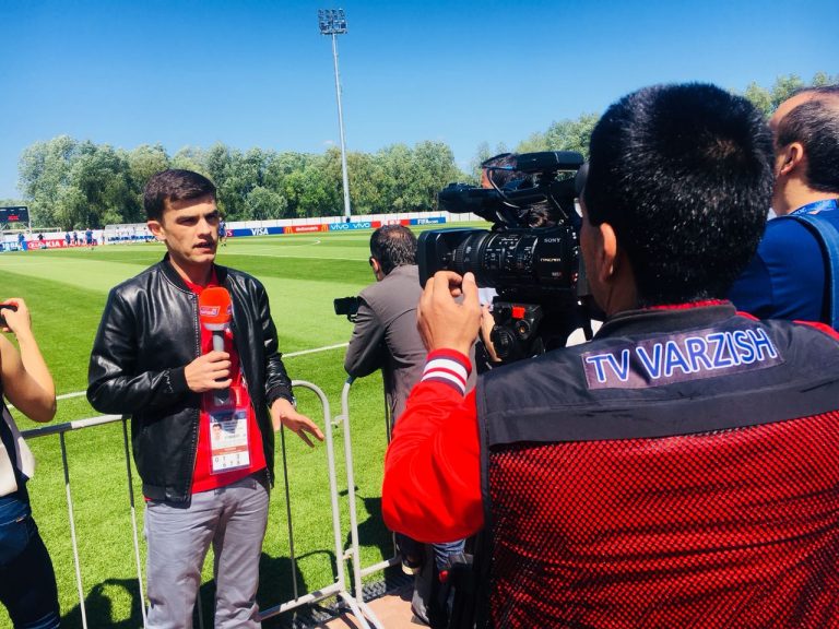 Спортивный комментатор ТВ Варзиш, Таджикистан