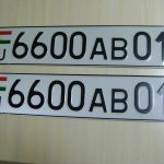 автомобильные номера в Таджикистане. Серия Душанбе