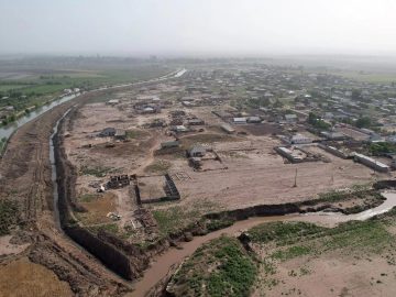 паводки Таджикистан, архивное фото Спутник Таджикистан