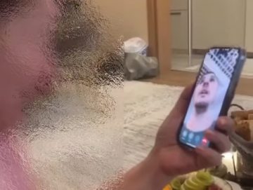 навори суҳбати Рустам Ашӯров бо модараш