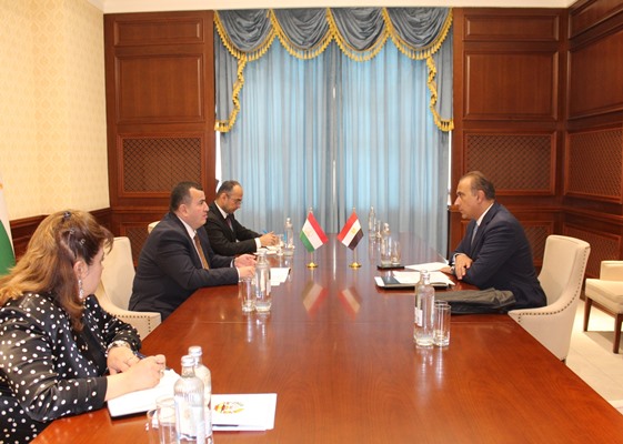 Тоҷикистон ва Миср ҳамкориҳои иқтисодиро баррасӣ карданд